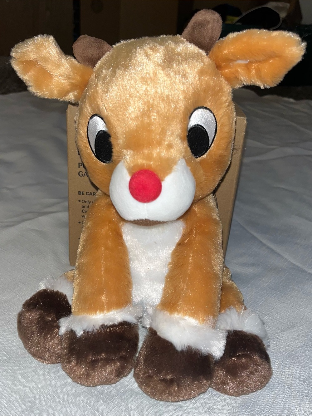 Kohls cares Rudolph the Red Nosed Reindeer plush doll 10”